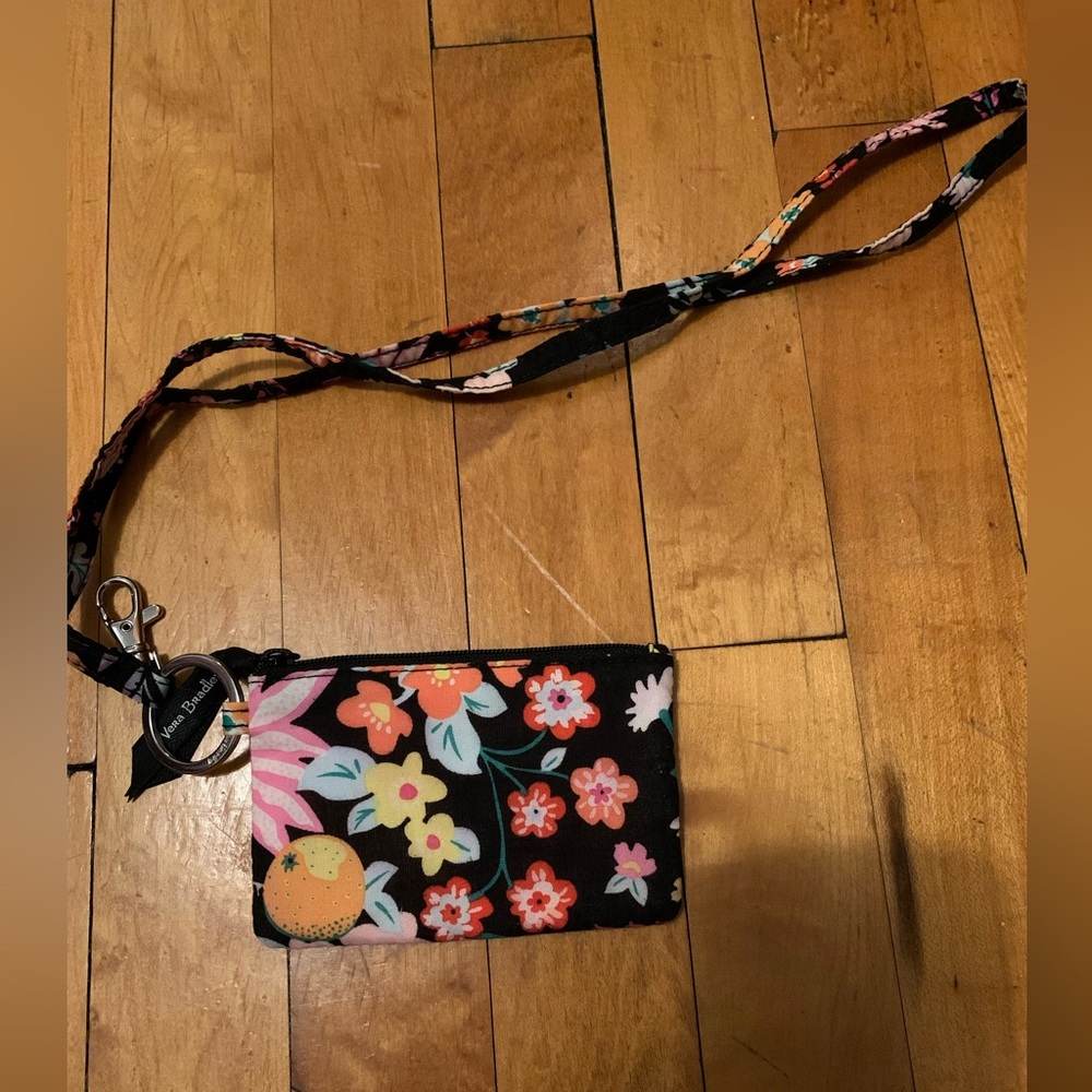 Vera Bradley Wallet and Lanyard-Perfect Condition!